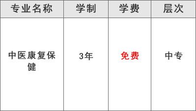 成都市龙泉驿区卫生学校（中医康复保健专业）学费